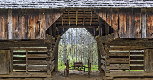 Tipton Place Barn in Cades Cove