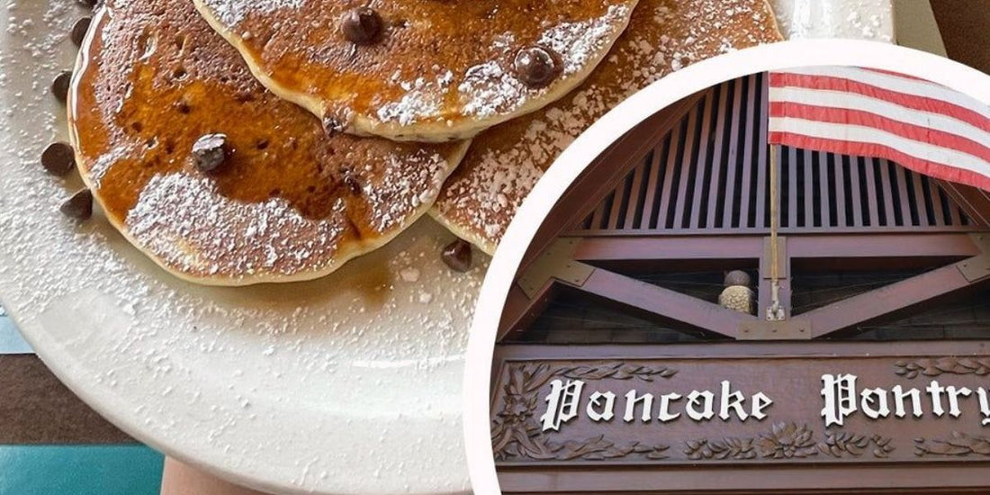 swiss chocolate chip pancake platter