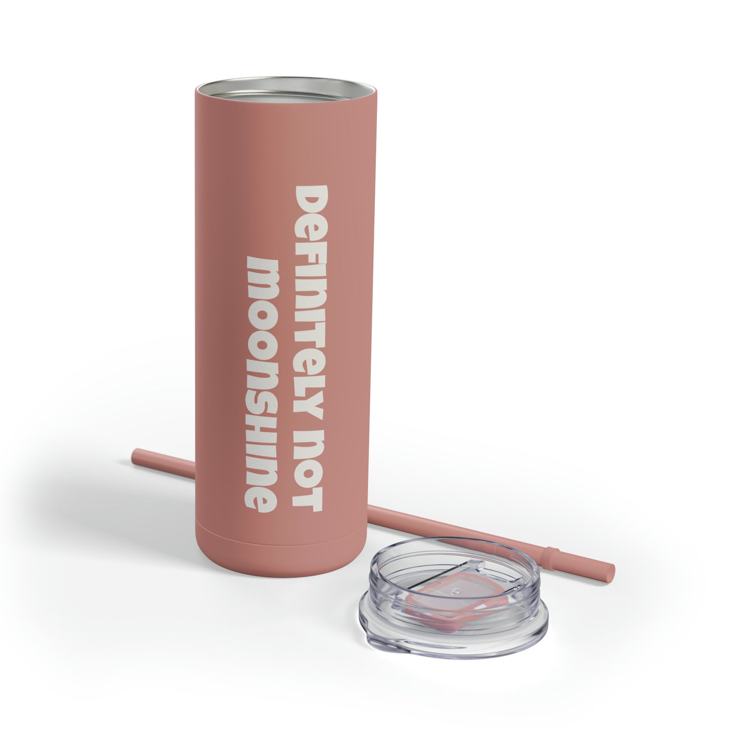 Definitely Not Moonshine, Tumbler 20oz Pink