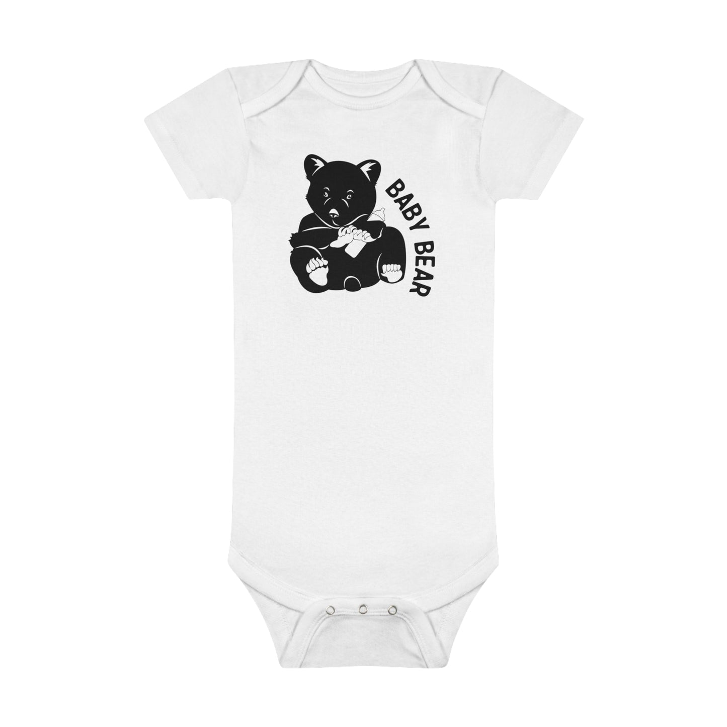 Baby Family T-Shirt Onesie® - Baby Bear White