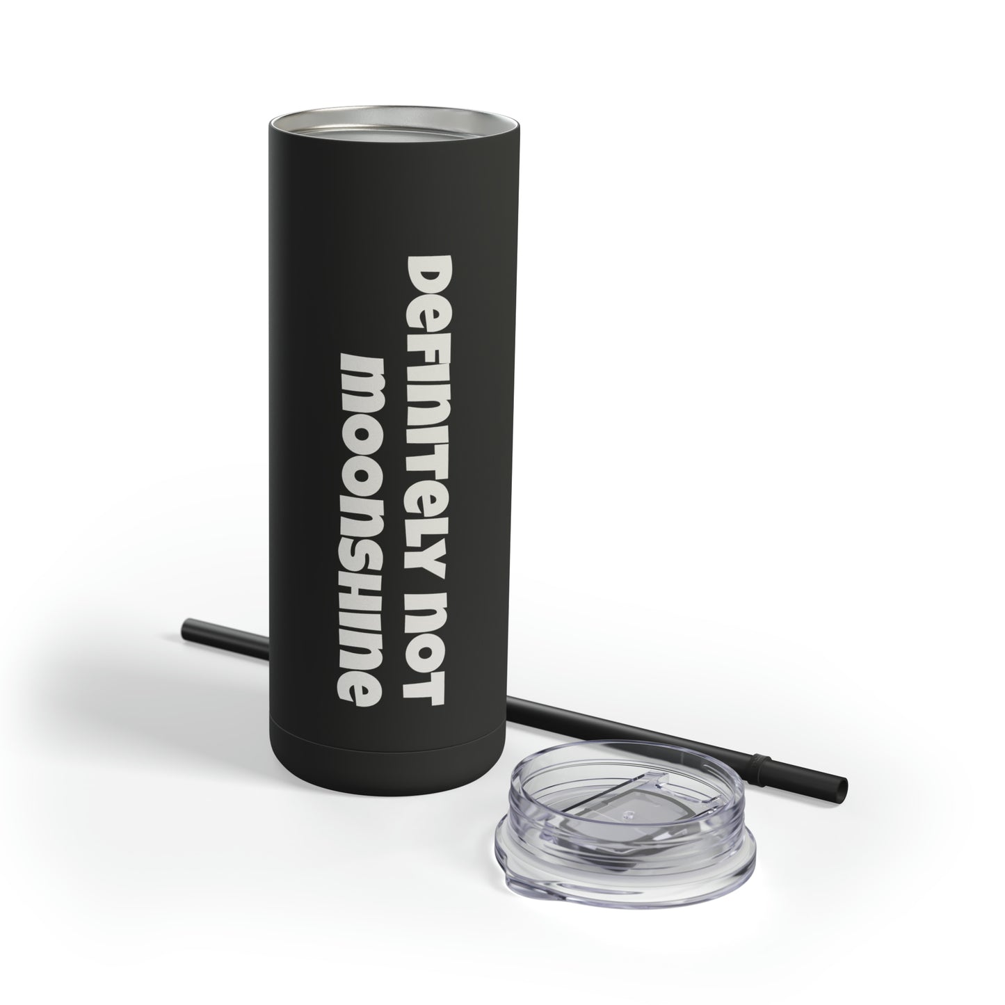 Definitely Not Moonshine, Tumbler 20oz Black