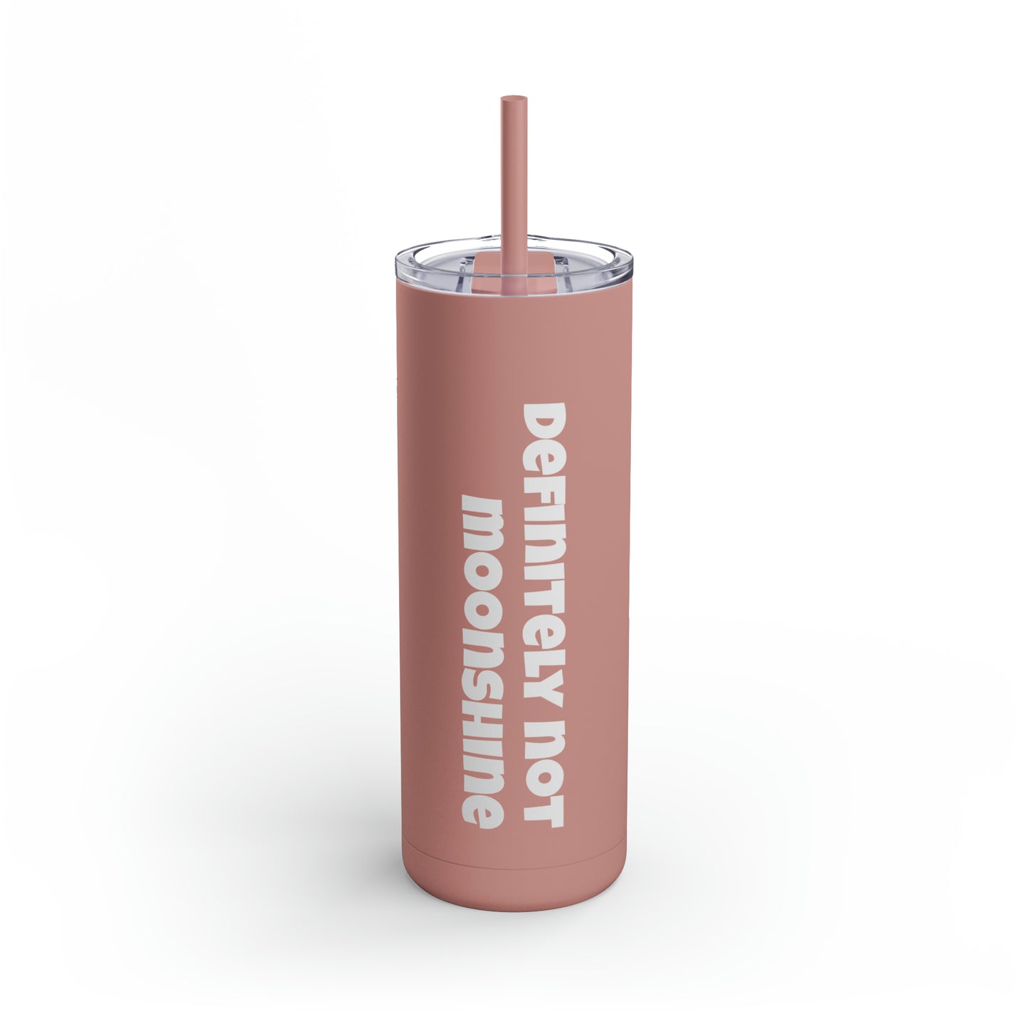 Definitely Not Moonshine, Tumbler 20oz Pink