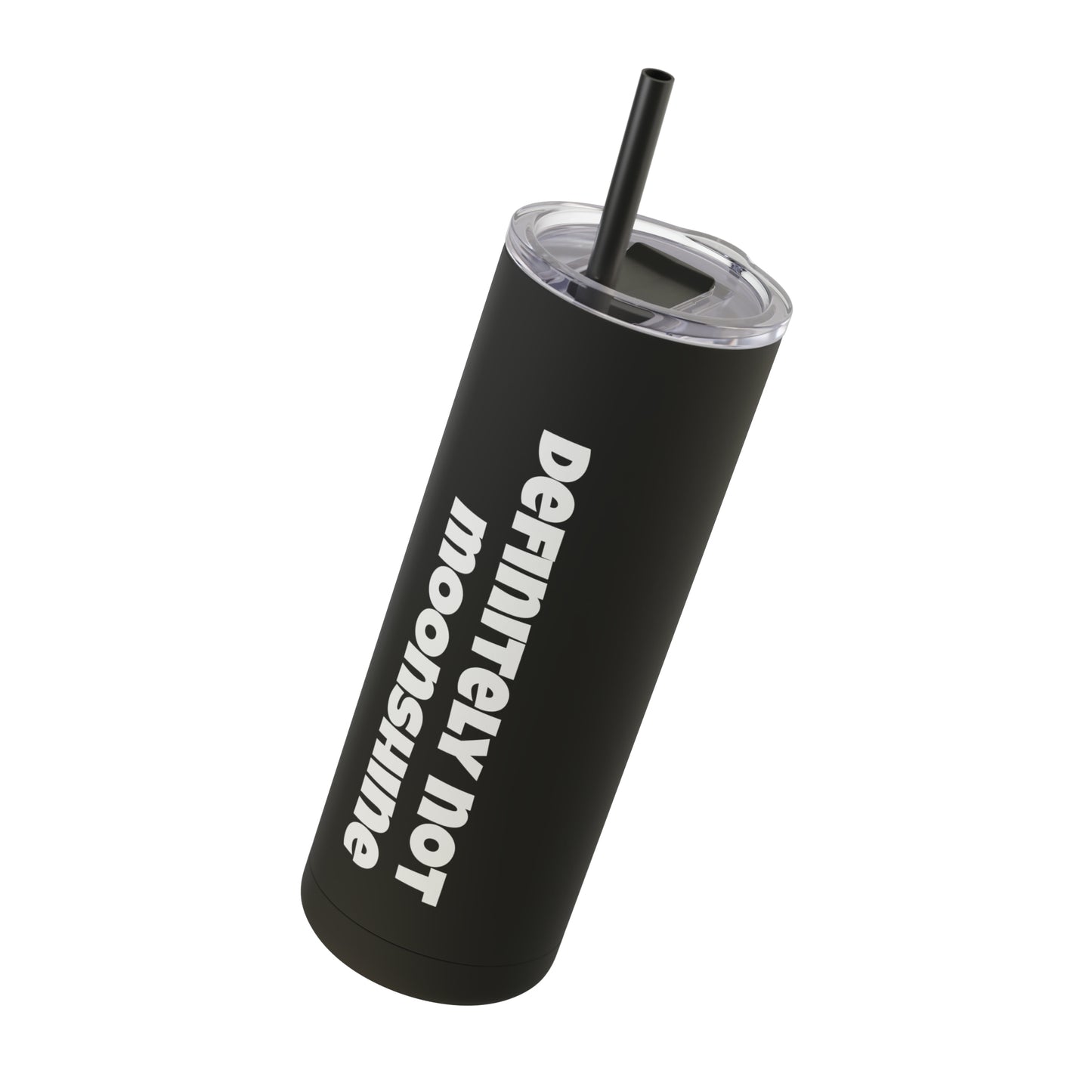 Definitely Not Moonshine, Tumbler 20oz Black