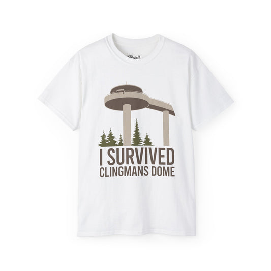 I Survived Clingman's Dome Unisex Ultra Cotton Tee
