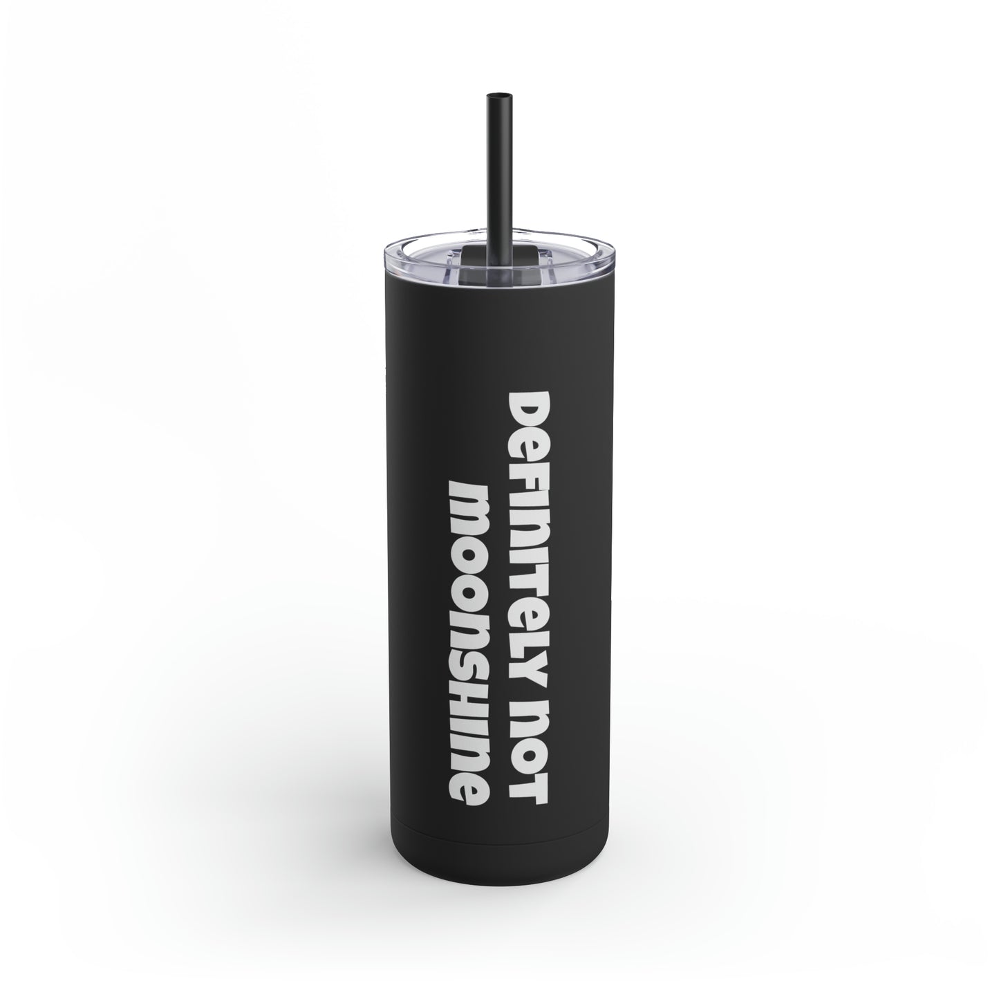 Definitely Not Moonshine, Tumbler 20oz Black