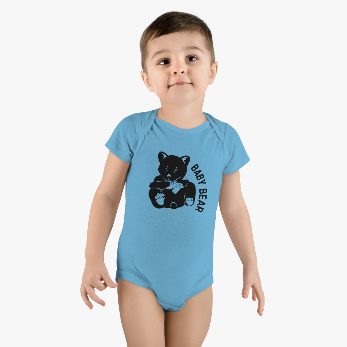 Baby Family T-Shirt Onesie® - Baby Bear Blue