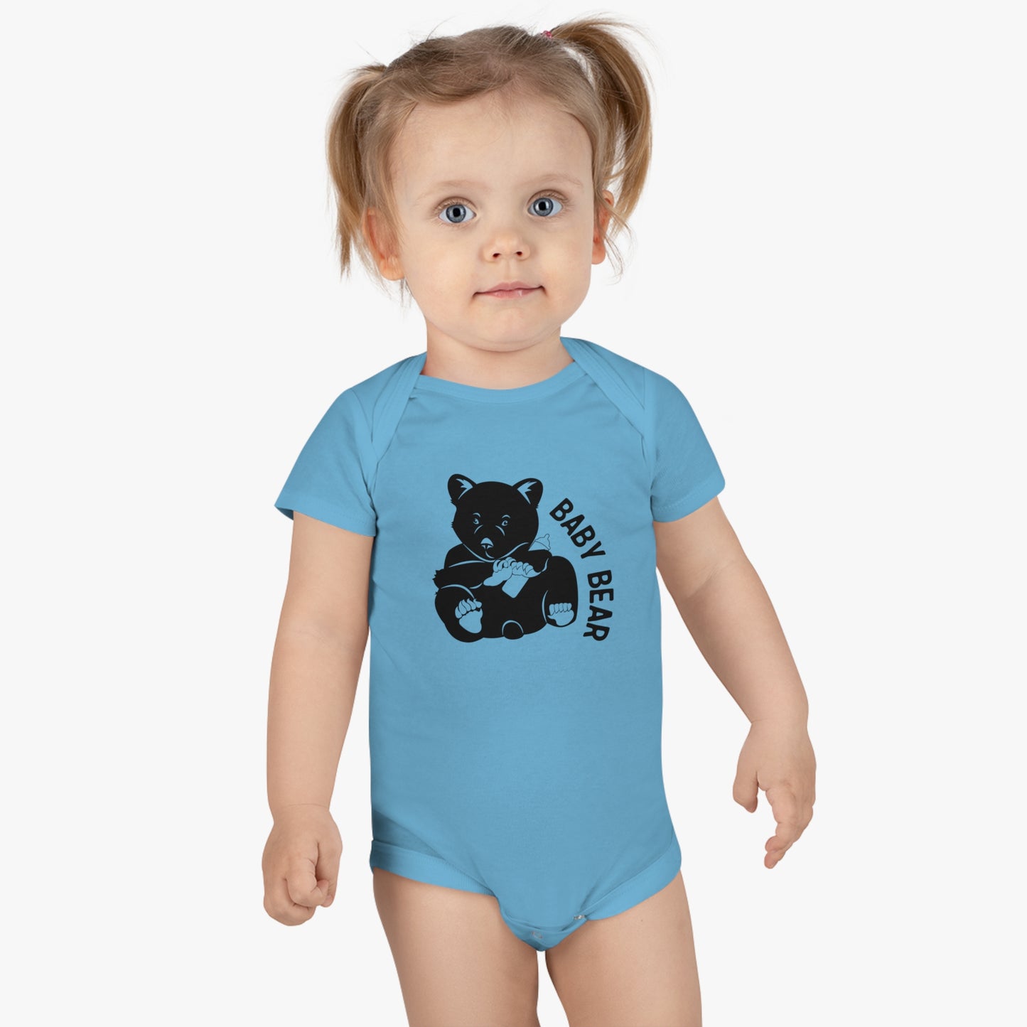Baby Family T-Shirt Onesie® - Baby Bear Blue