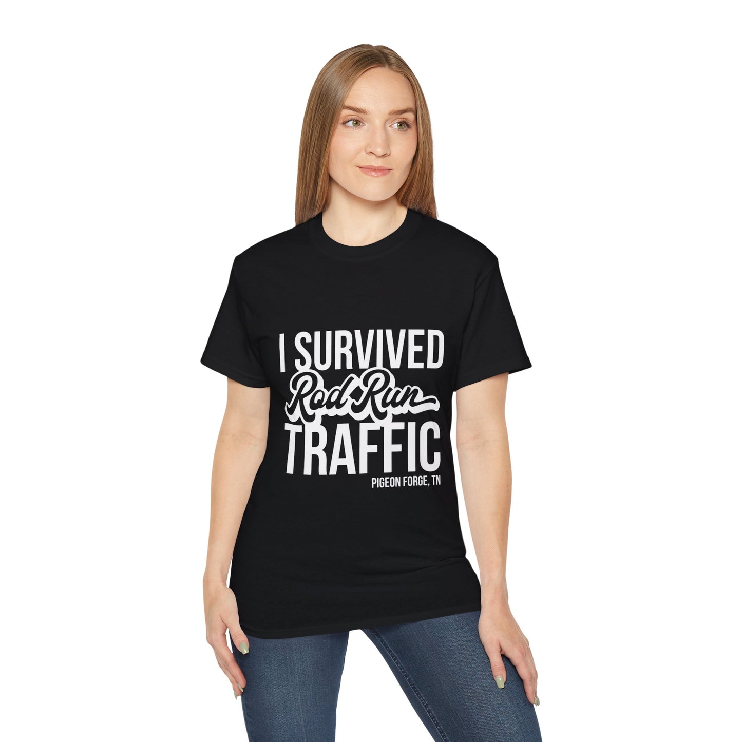 Unisex T-Shirt - I Survived Rod Run Traffic