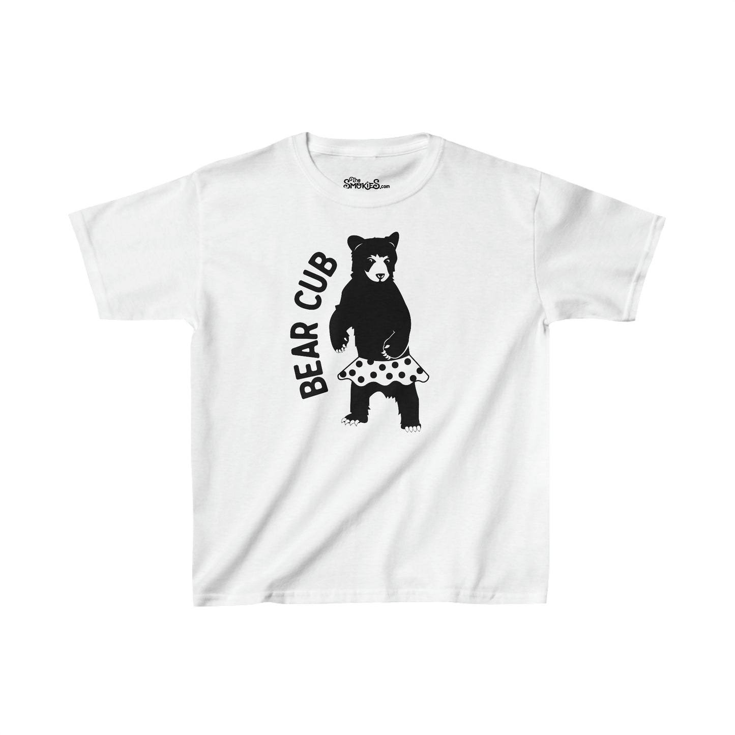 Kid's Family T-Shirt - Bear Cub White (Girls)