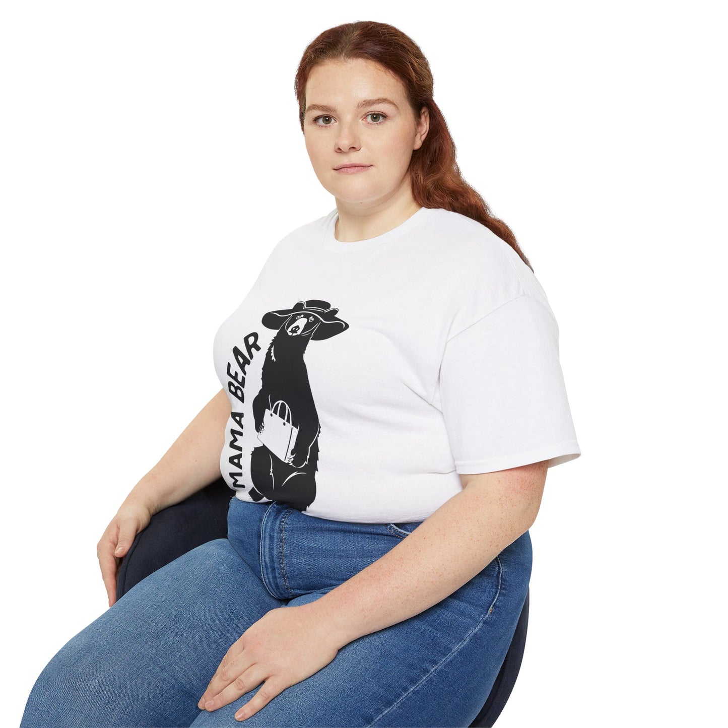 Unisex Family T-Shirt - Mama Bear White