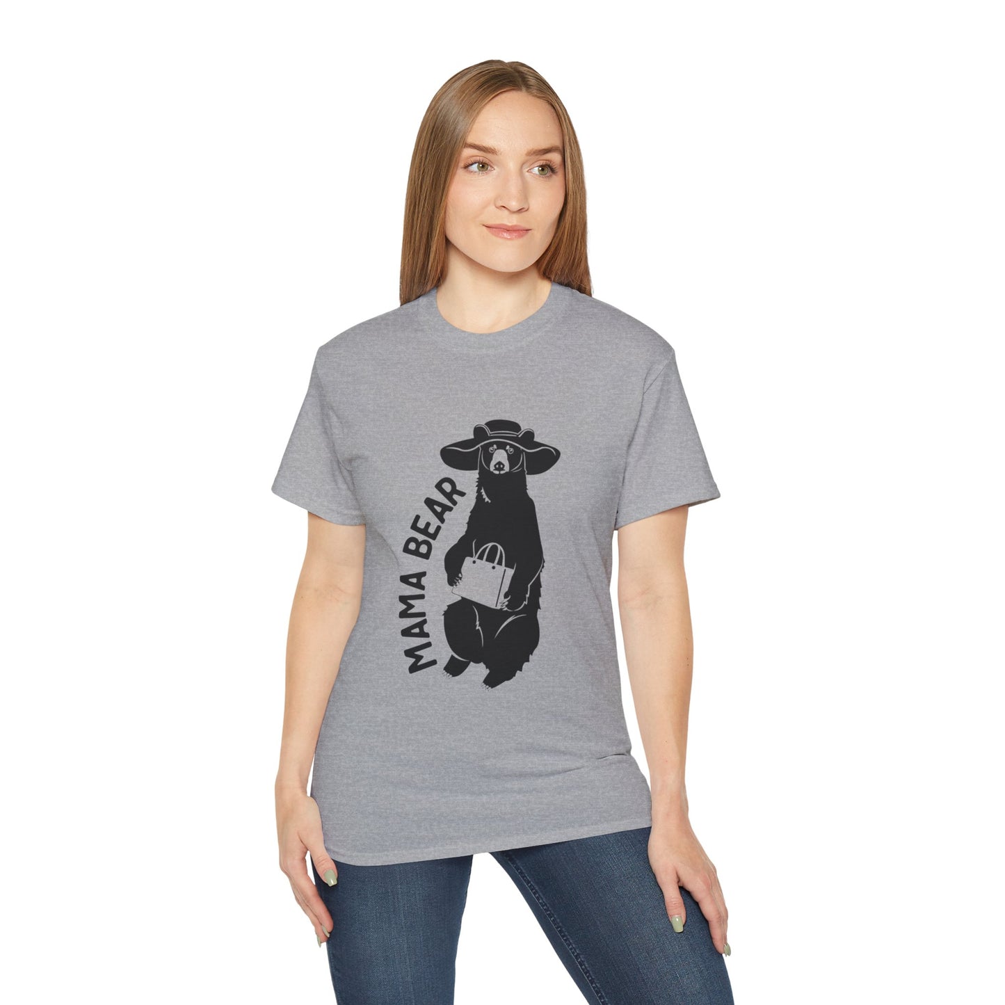 Unisex Family T-Shirt - Mama Bear Gray