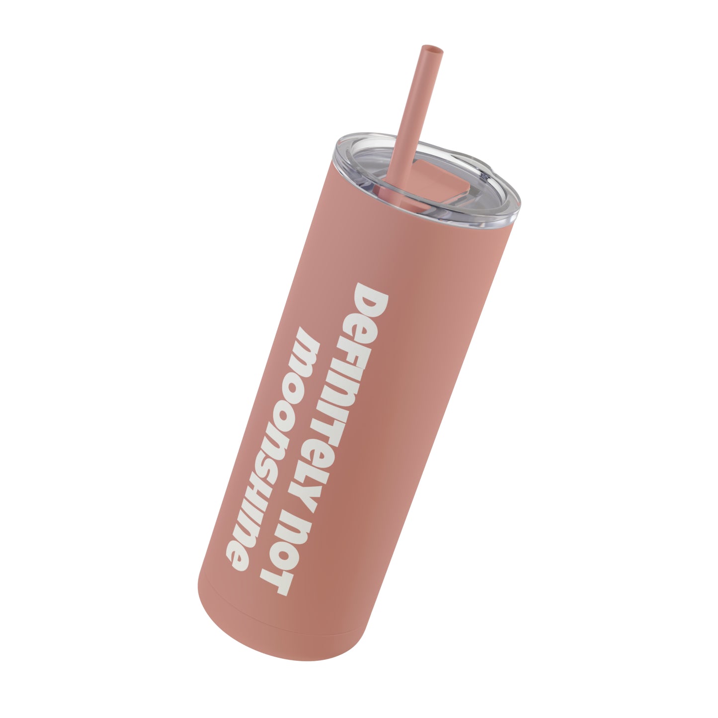Definitely Not Moonshine, Tumbler 20oz Pink