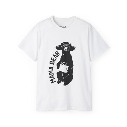 Unisex Family T-Shirt - Mama Bear White