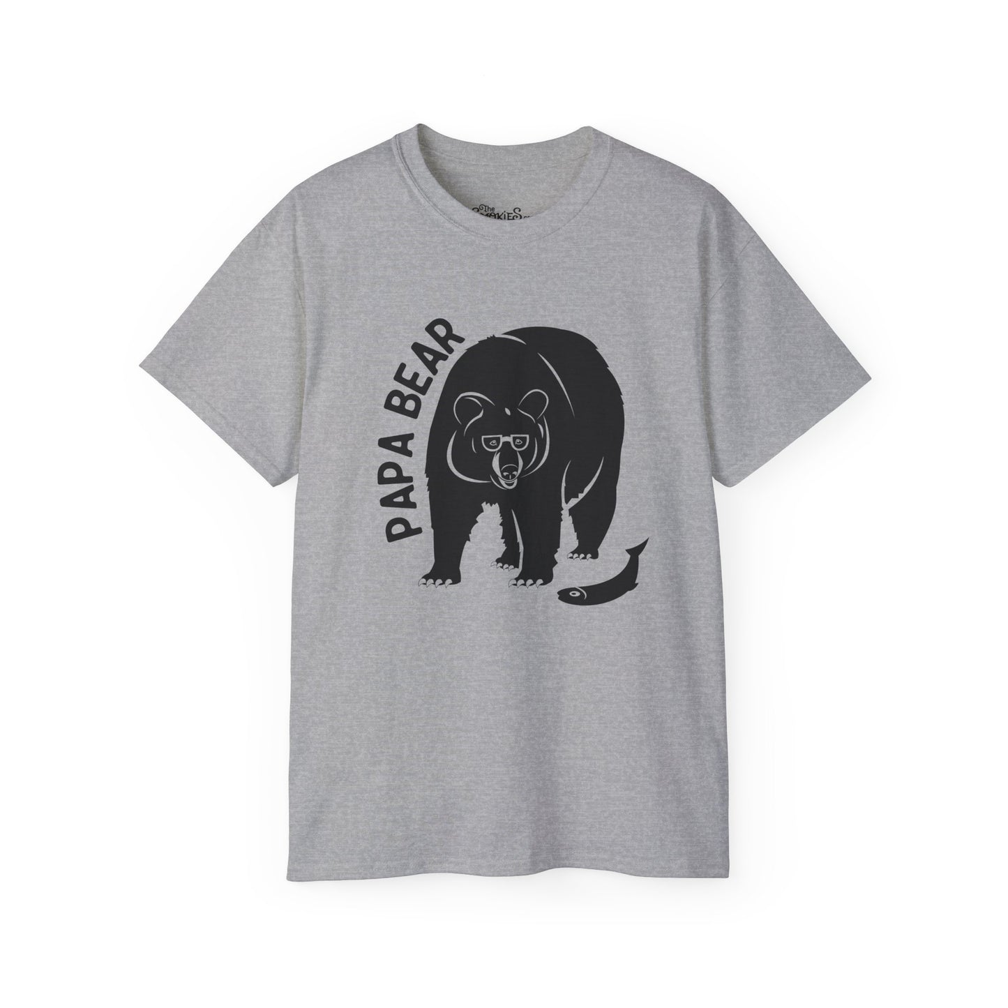 Unisex Family T-Shirt - Papa Bear Gray