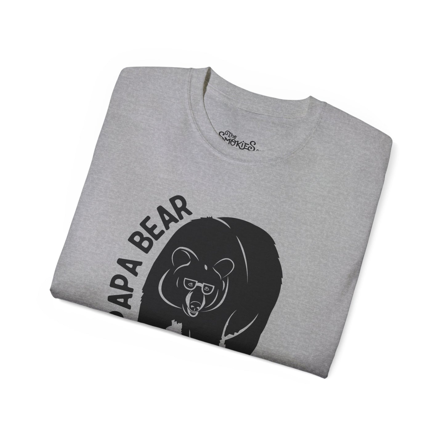 Unisex Family T-Shirt - Papa Bear Gray